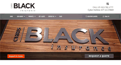Desktop Screenshot of chrisblackinsurance.com